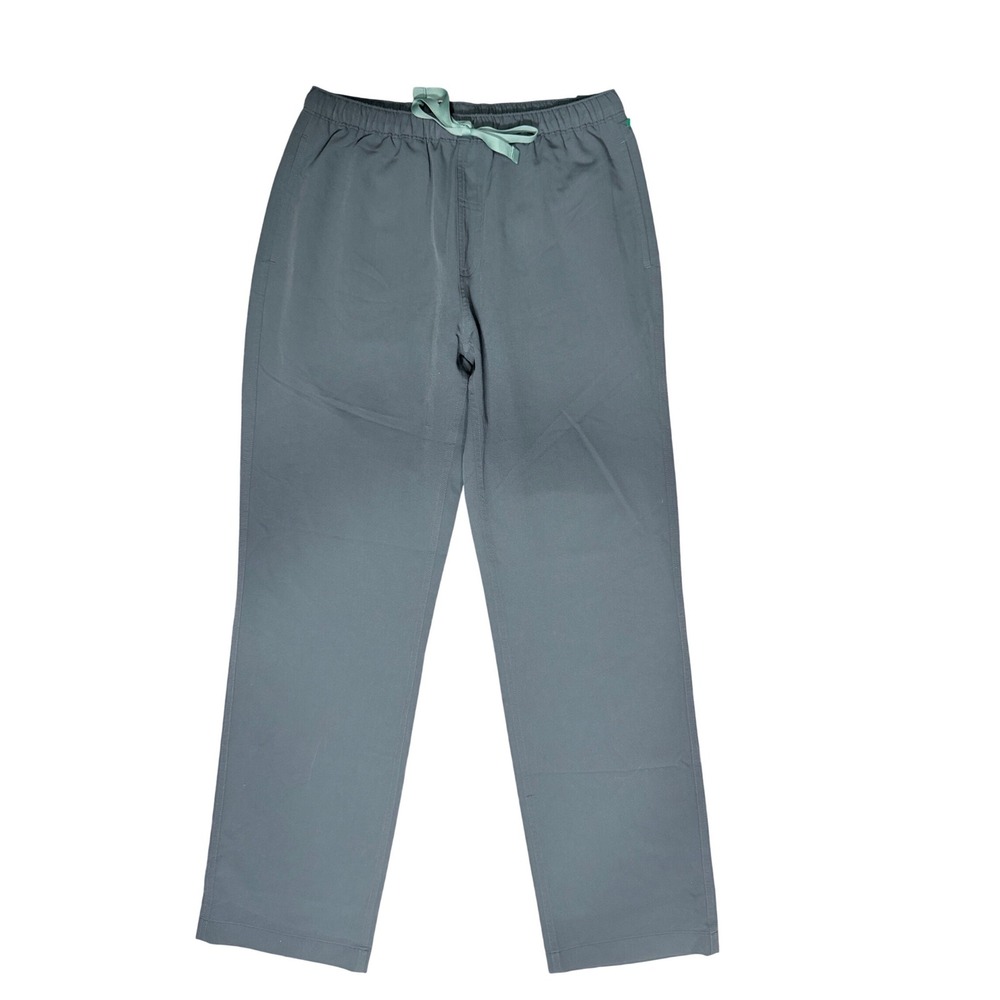 FIGS PISCO Scrub Pants Women's Small Green Gray Straight Leg